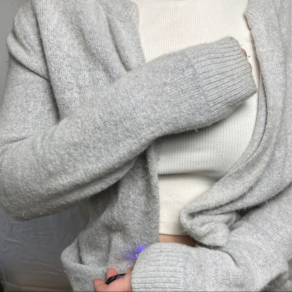 Cozy Grey Cardigan